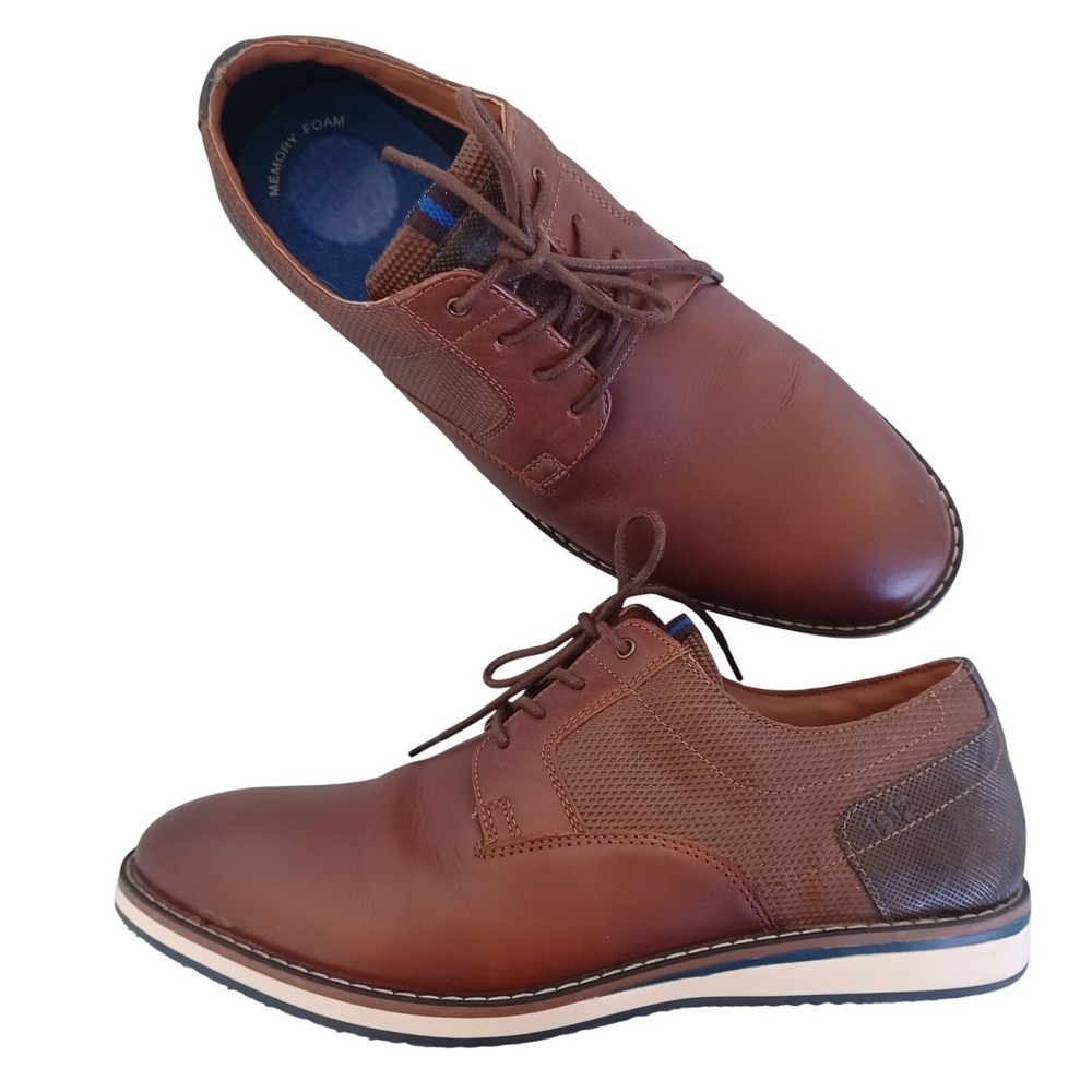 Mens Nunn Bush Circuit Walking Brown Leather Oxford Dress Casual Size‎ 9 D 84889